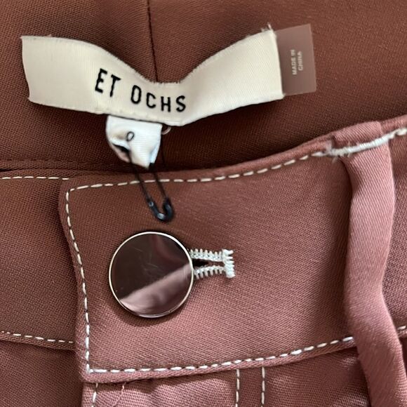 Et Ochs Oliver wide leg pants in clay - Picture 9 of 12